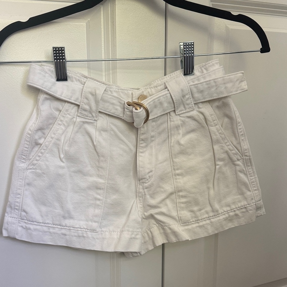 DL1961 White Belted Kids Shorts